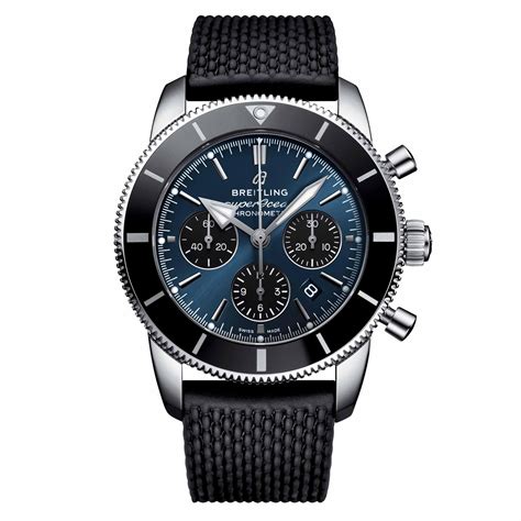 breitling 1160747440|Breitling Superocean Heritage B01 Chronograph 44 Black Dial, .